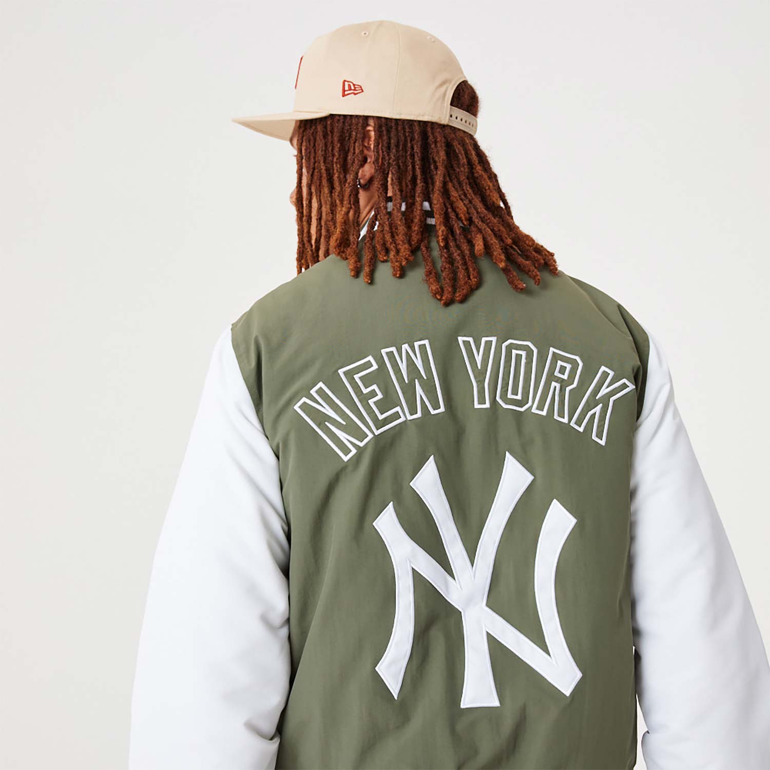 NEW ERA MLB WORDMARK COLORBLOCK BOMBER JACKET  Playground